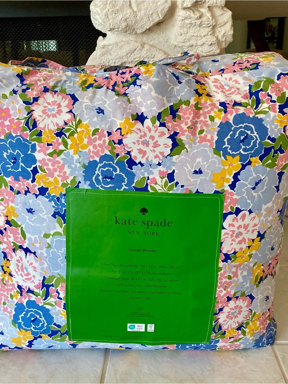 COLLEGE READY! Kate Spade Sunset Blooms Bedding-twin/twin XL